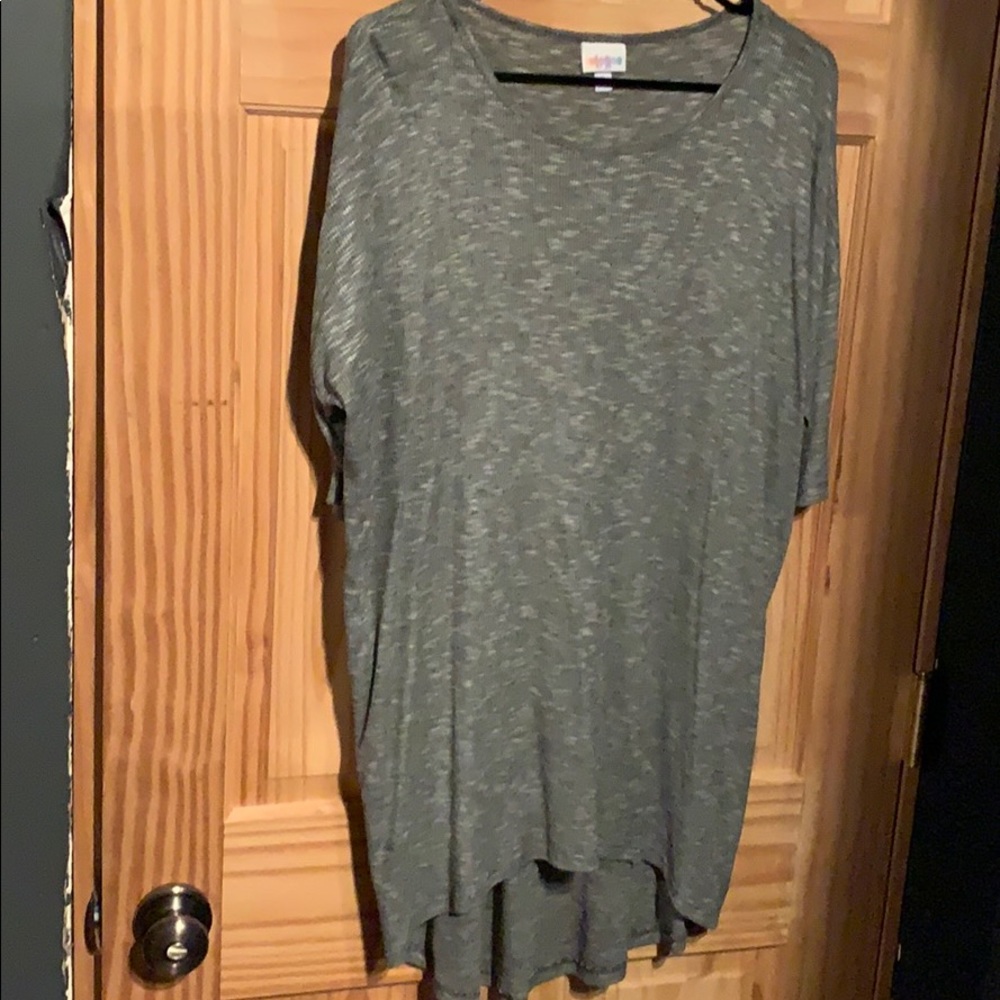 Grey with white small lularoe Irma